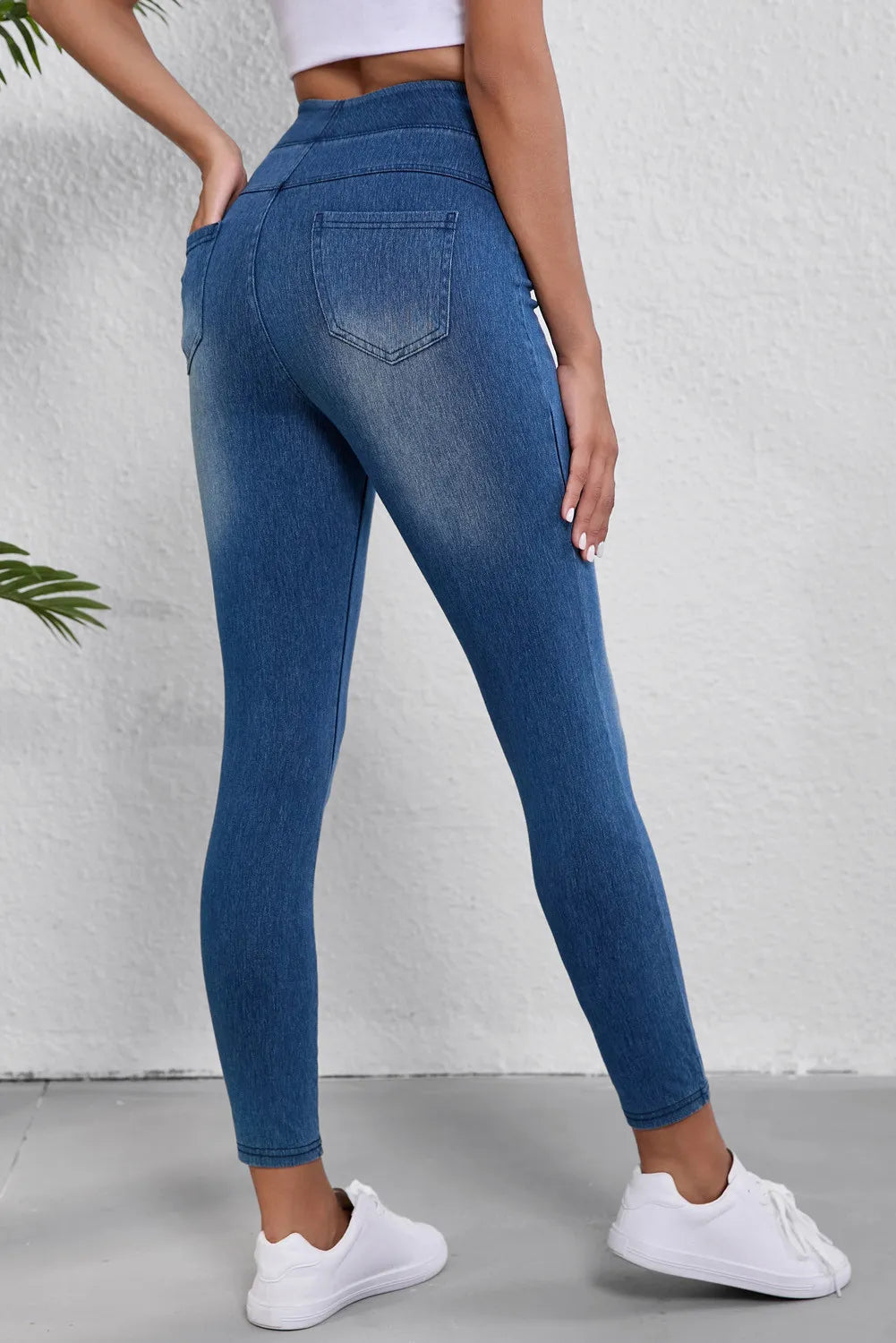 High Waist Skinny Jeans-Bella Boutique Collective