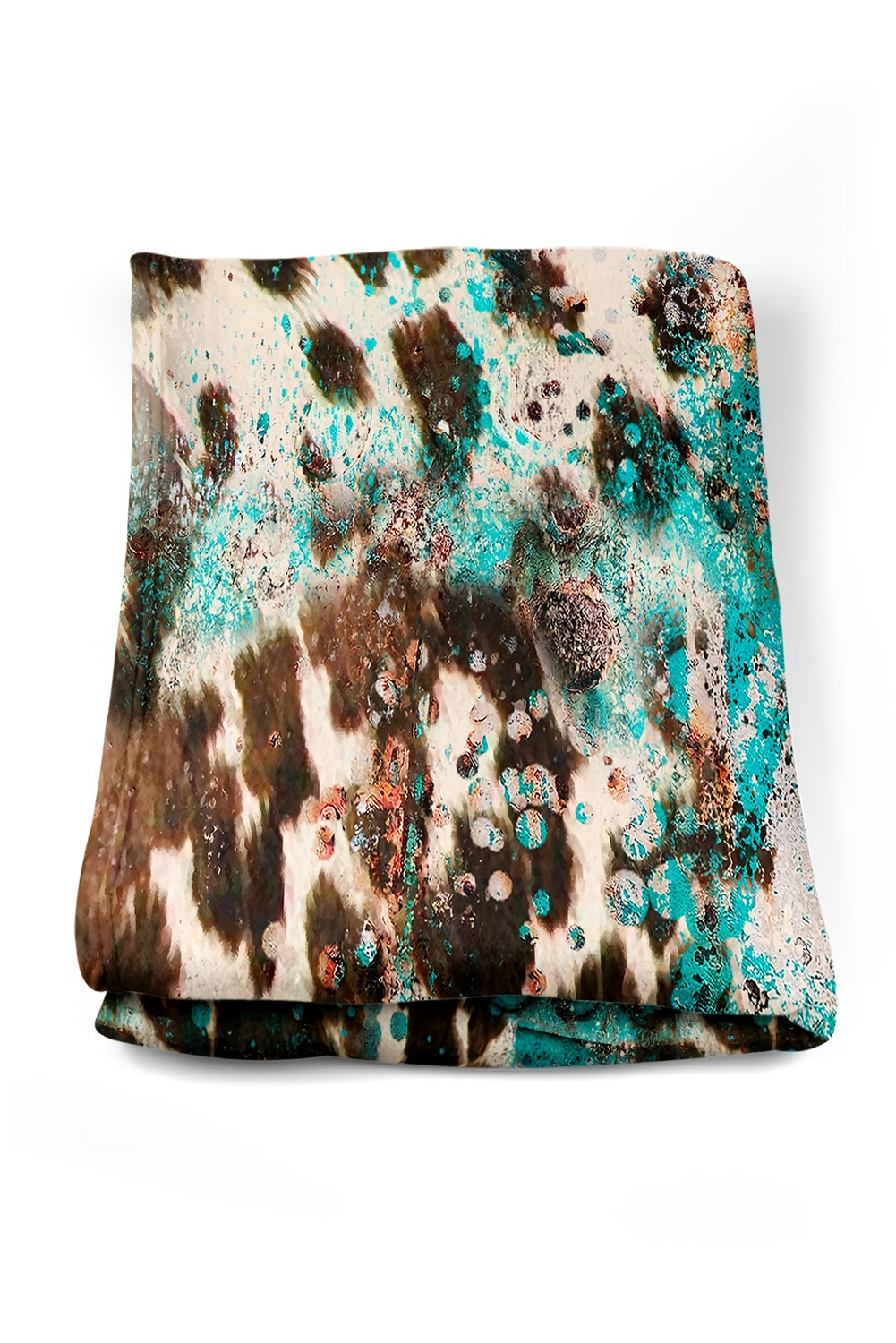 Multicolour Western Style Pattern Large Flannel Blanket-Bella Boutique Collective