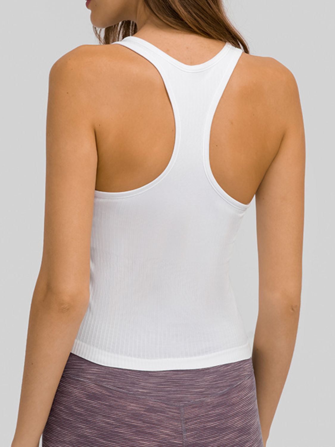 Millennia Round Neck Racerback Active Tank-Bella Boutique Collective