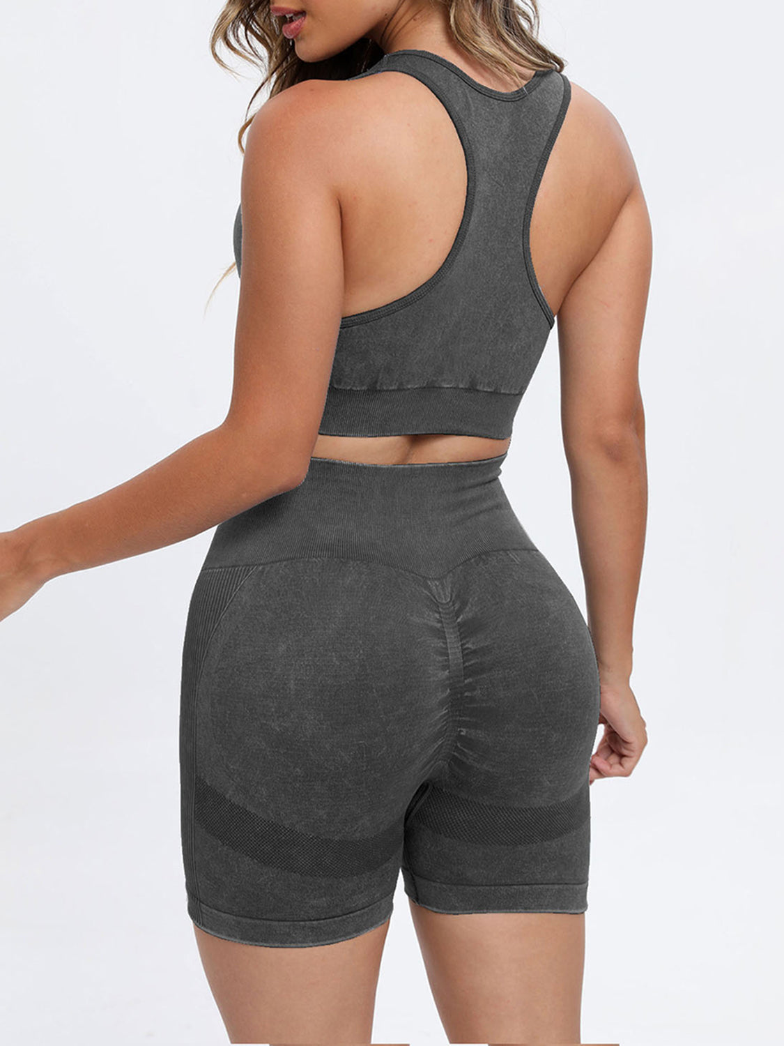 Scoop Neck Wide Strap Top and Shorts Active Set-Bella Boutique Collective