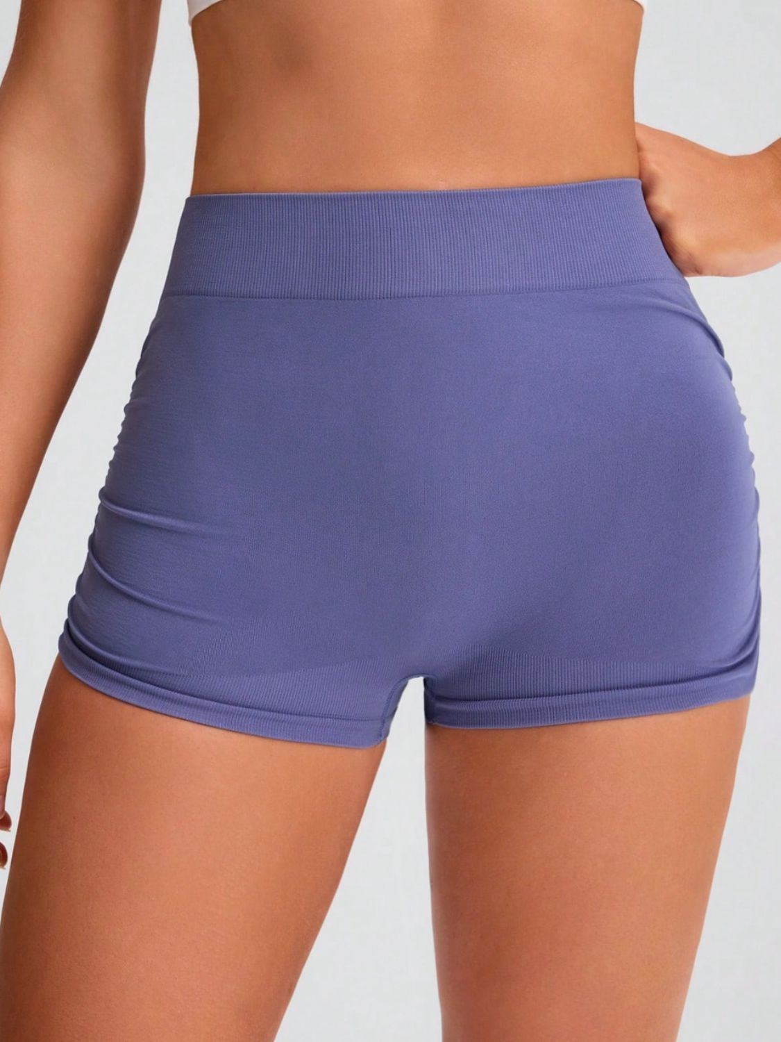 Elastic Waist Active Shorts-Bella Boutique Collective