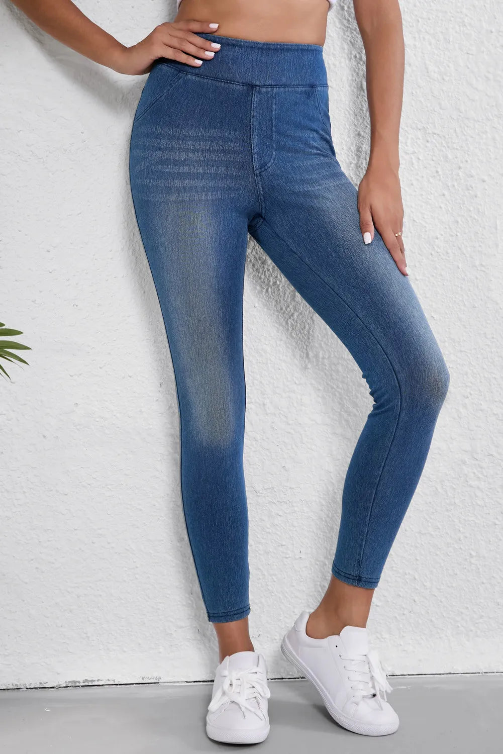 High Waist Skinny Jeans-Bella Boutique Collective