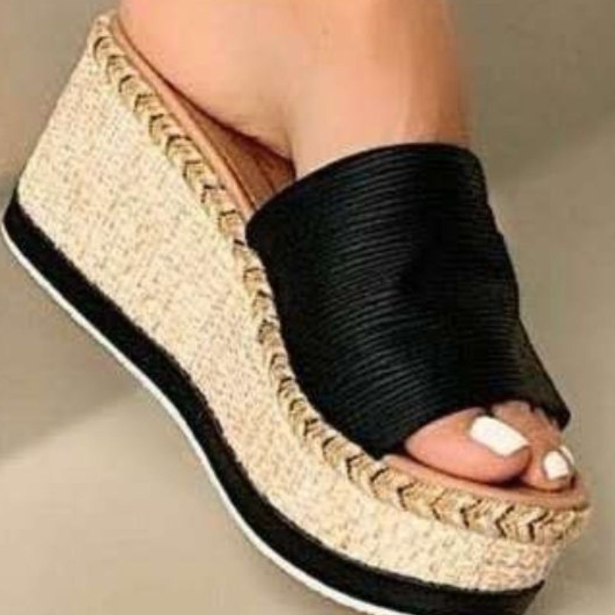 PU Leather Open Toe Sandals-Bella Boutique Collective