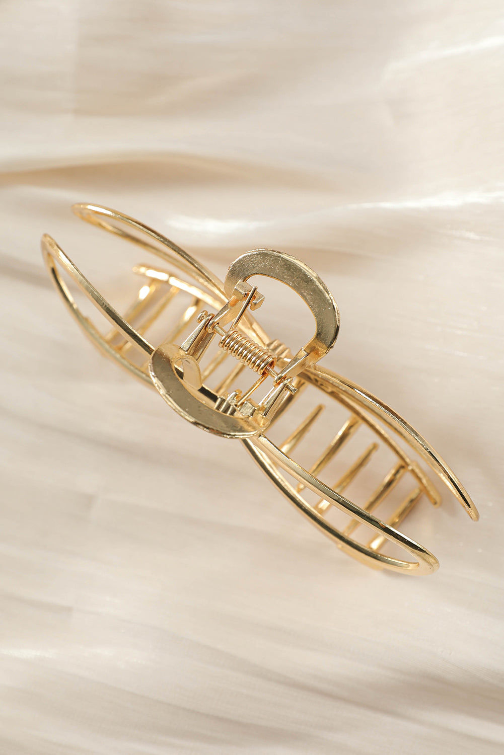 Gold Bowknot Shape Claw Clip-Bella Boutique Collective
