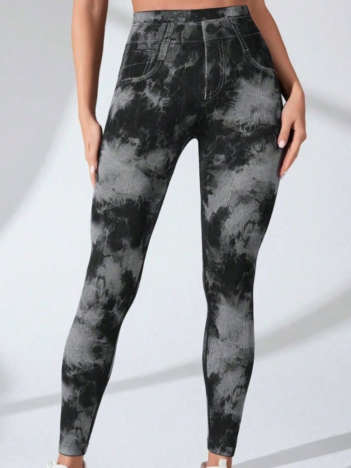 Tie-Dye High Waist Active Leggings-Bella Boutique Collective