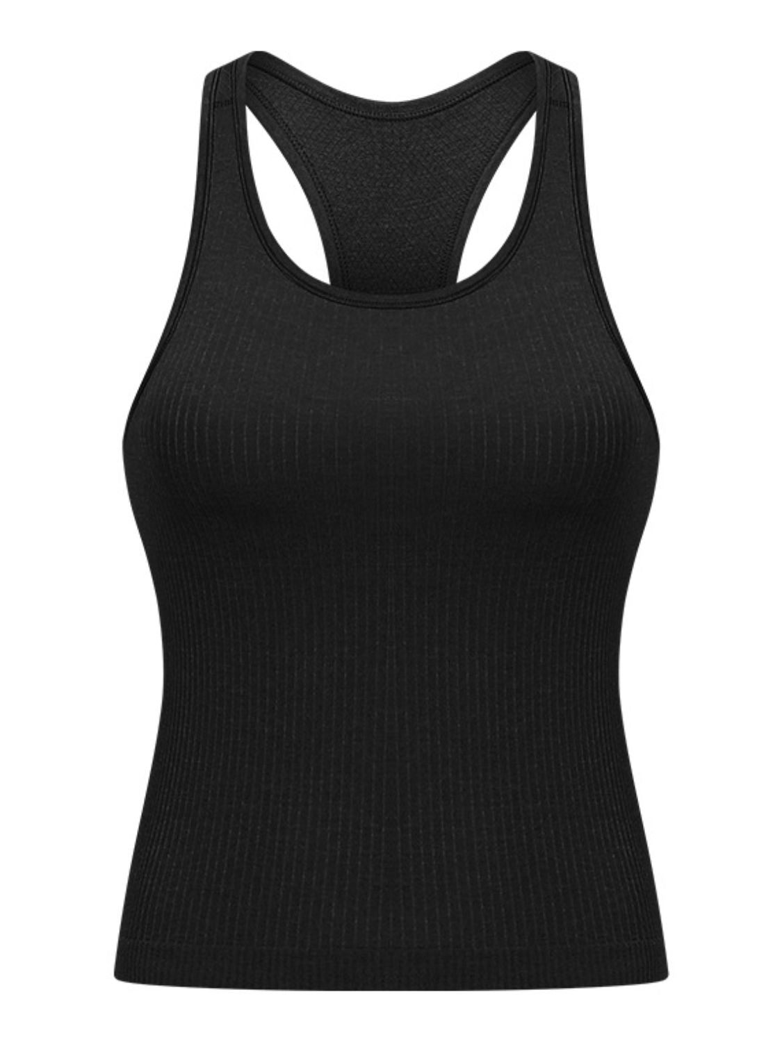 Millennia Round Neck Racerback Active Tank-Bella Boutique Collective