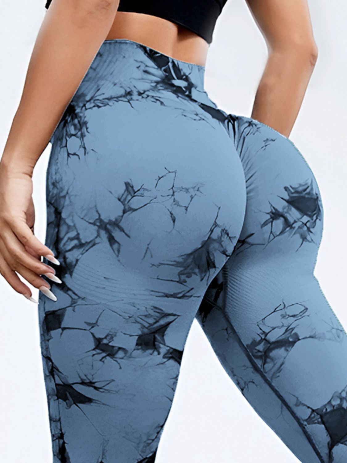Tie-Dye High Waist Active Leggings-Bella Boutique Collective
