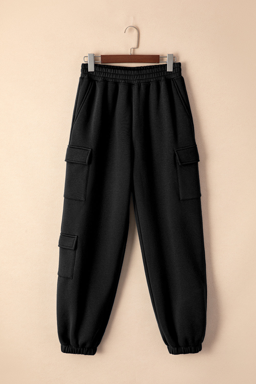 Pocketed Elastic Waist Active Joggers-Bella Boutique Collective