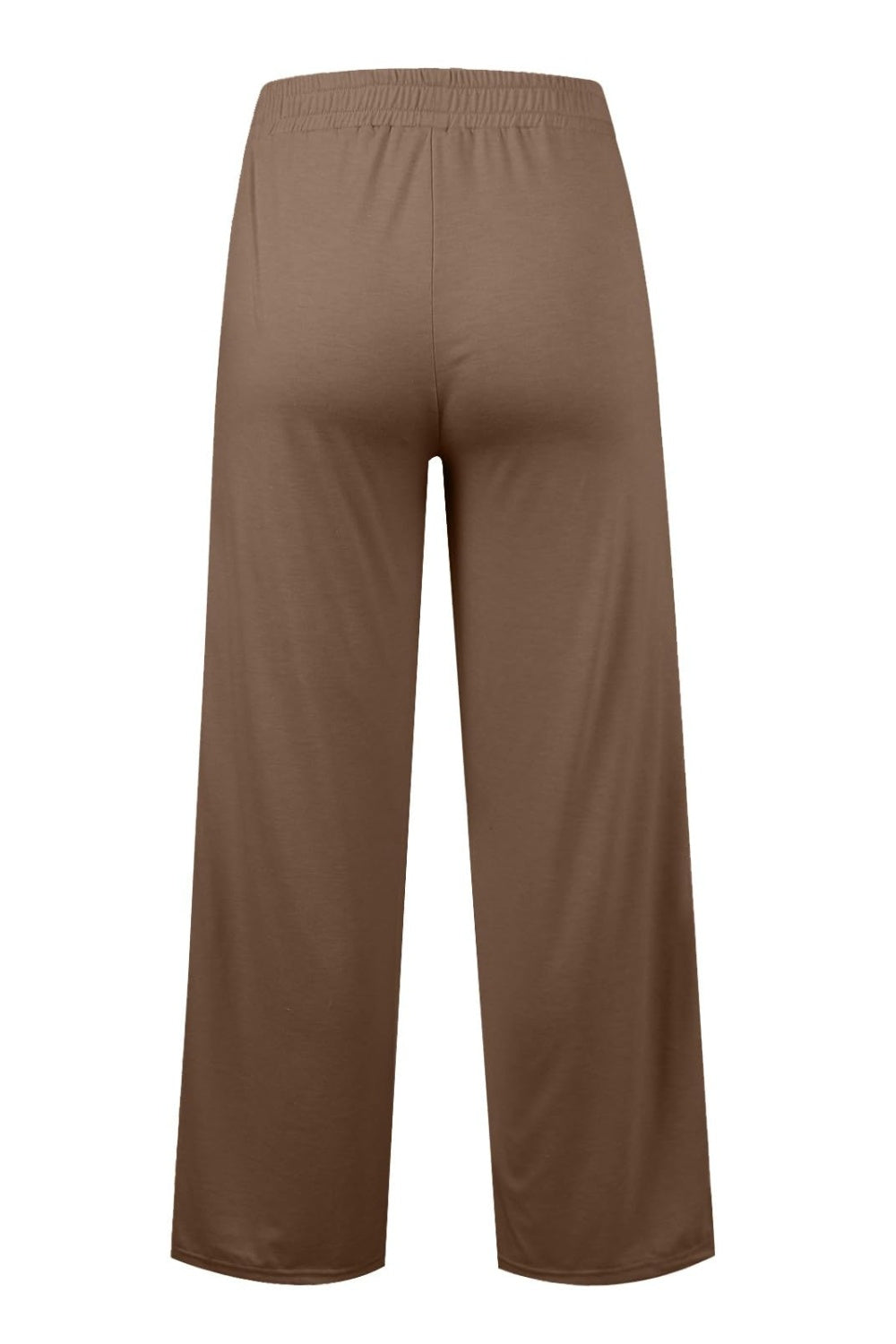 Drawstring Elastic Waist Wide Leg Pants-Bella Boutique Collective