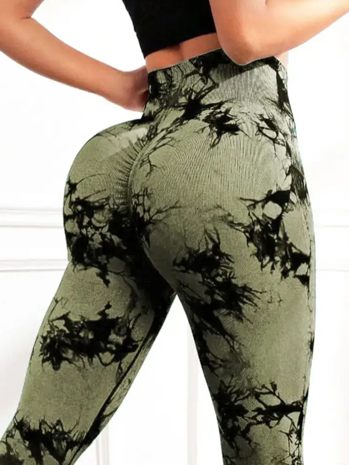 Tie-Dye High Waist Active Leggings-Bella Boutique Collective