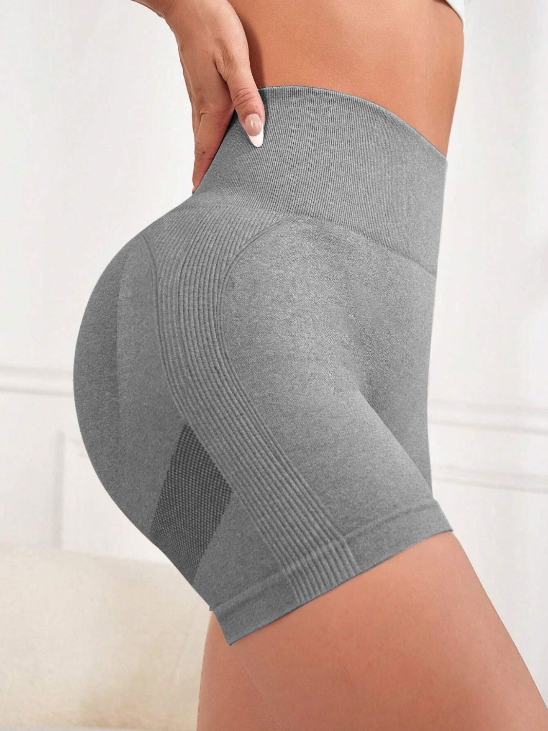 High Waist Active Shorts-Bella Boutique Collective
