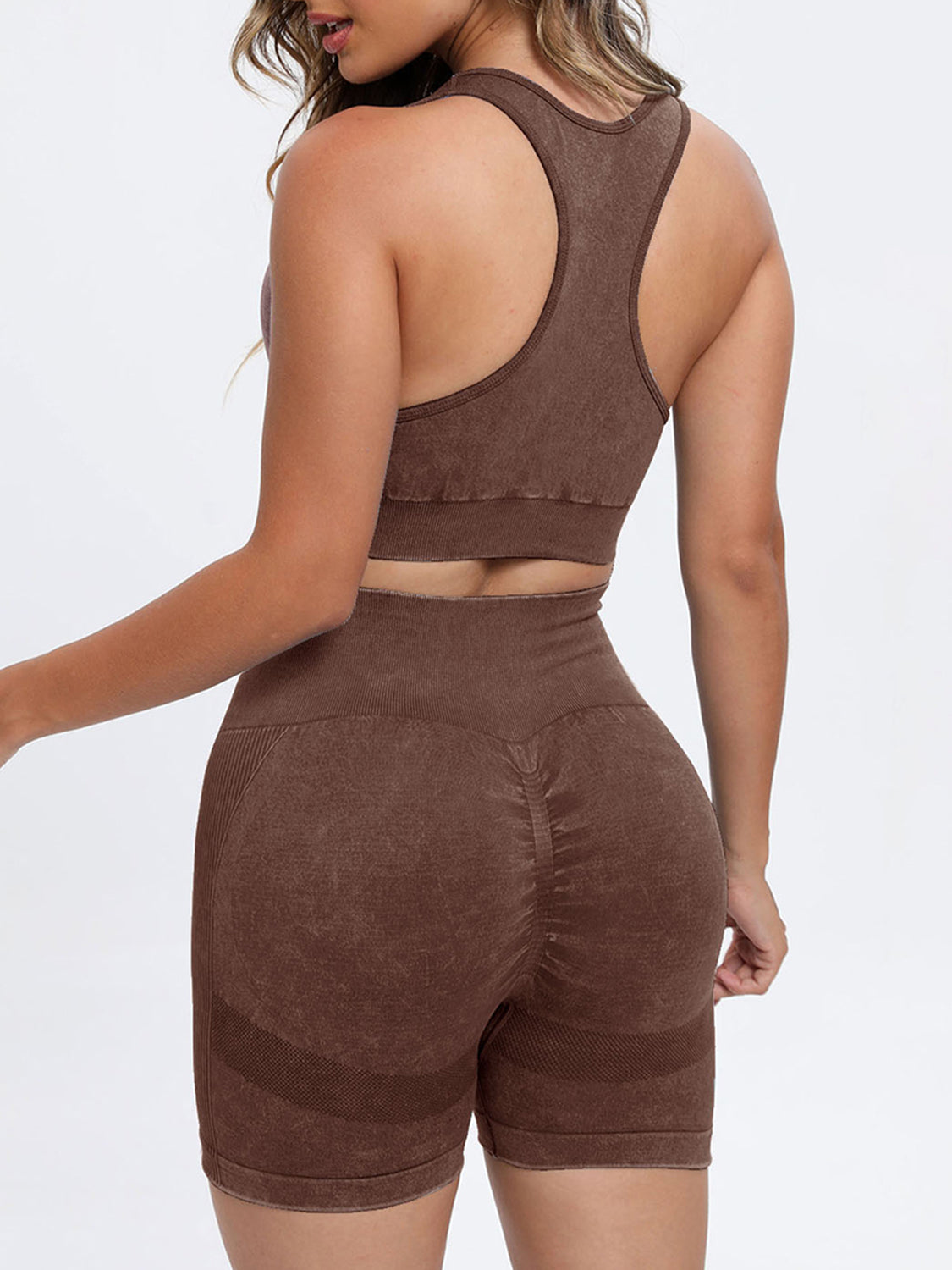 Scoop Neck Wide Strap Top and Shorts Active Set-Bella Boutique Collective