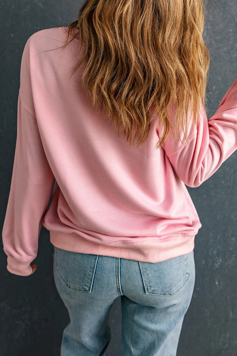 GAME DAY Round Neck Long Sleeve Sweatshirt-Bella Boutique Collective