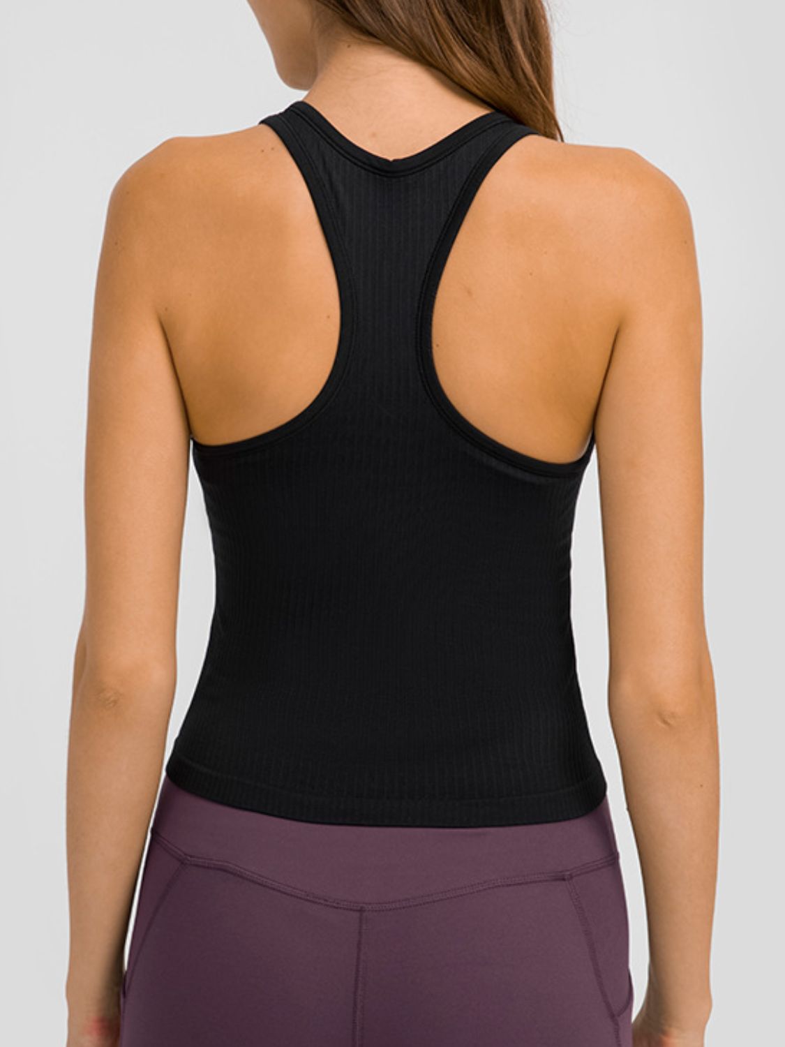 Millennia Round Neck Racerback Active Tank-Bella Boutique Collective