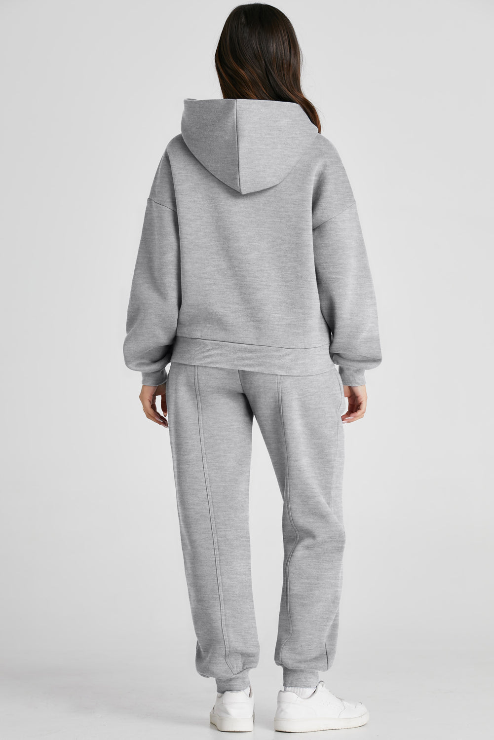 Dropped Shoulder Long Sleeve Hoodie and Pants Active Set-Bella Boutique Collective