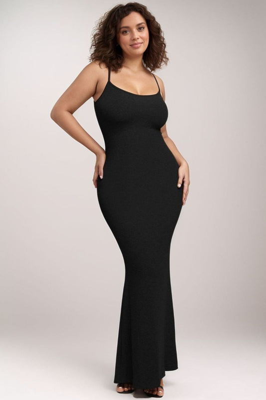 Basic Bae Built-In Shapewear Sleeveless Maxi Dress-Bella Boutique Collective