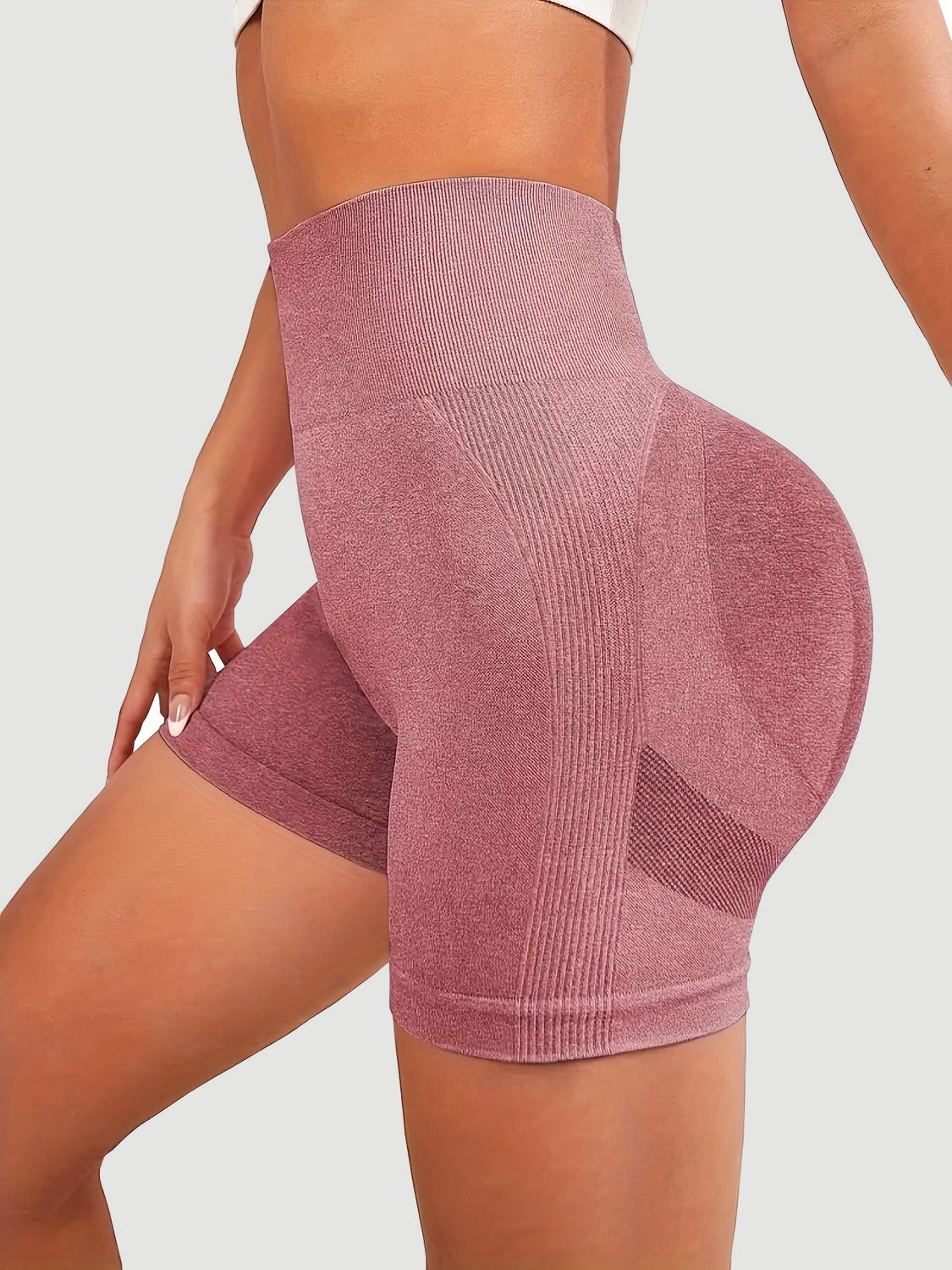 High Waist Active Shorts-Bella Boutique Collective