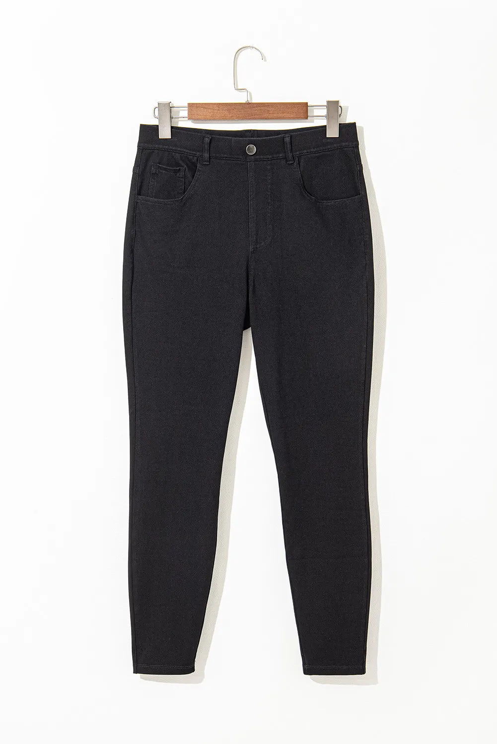 High Waist Jeans with Pockets-Bella Boutique Collective