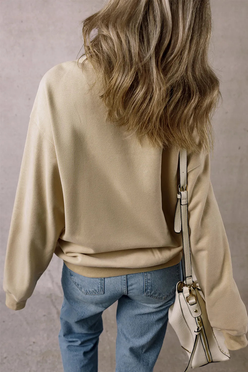 THANKFUL Round Neck Long Sleeve Sweatshirt-Bella Boutique Collective