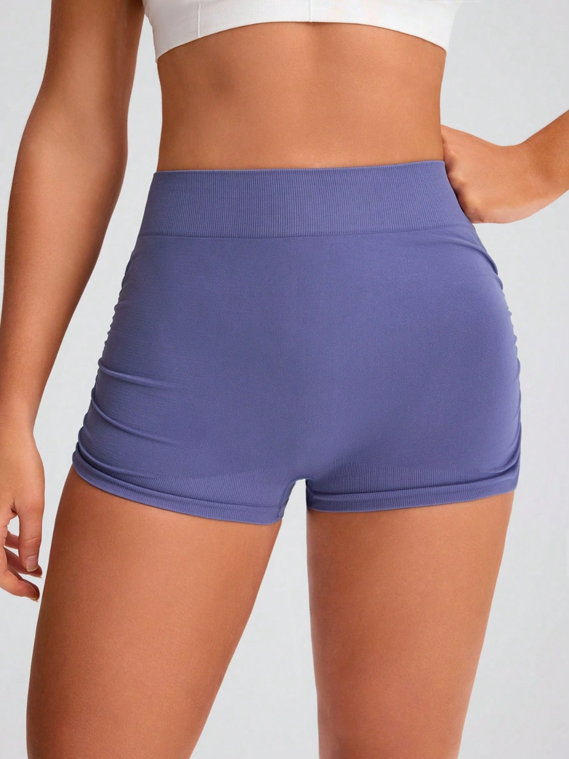 Elastic Waist Active Shorts-Bella Boutique Collective
