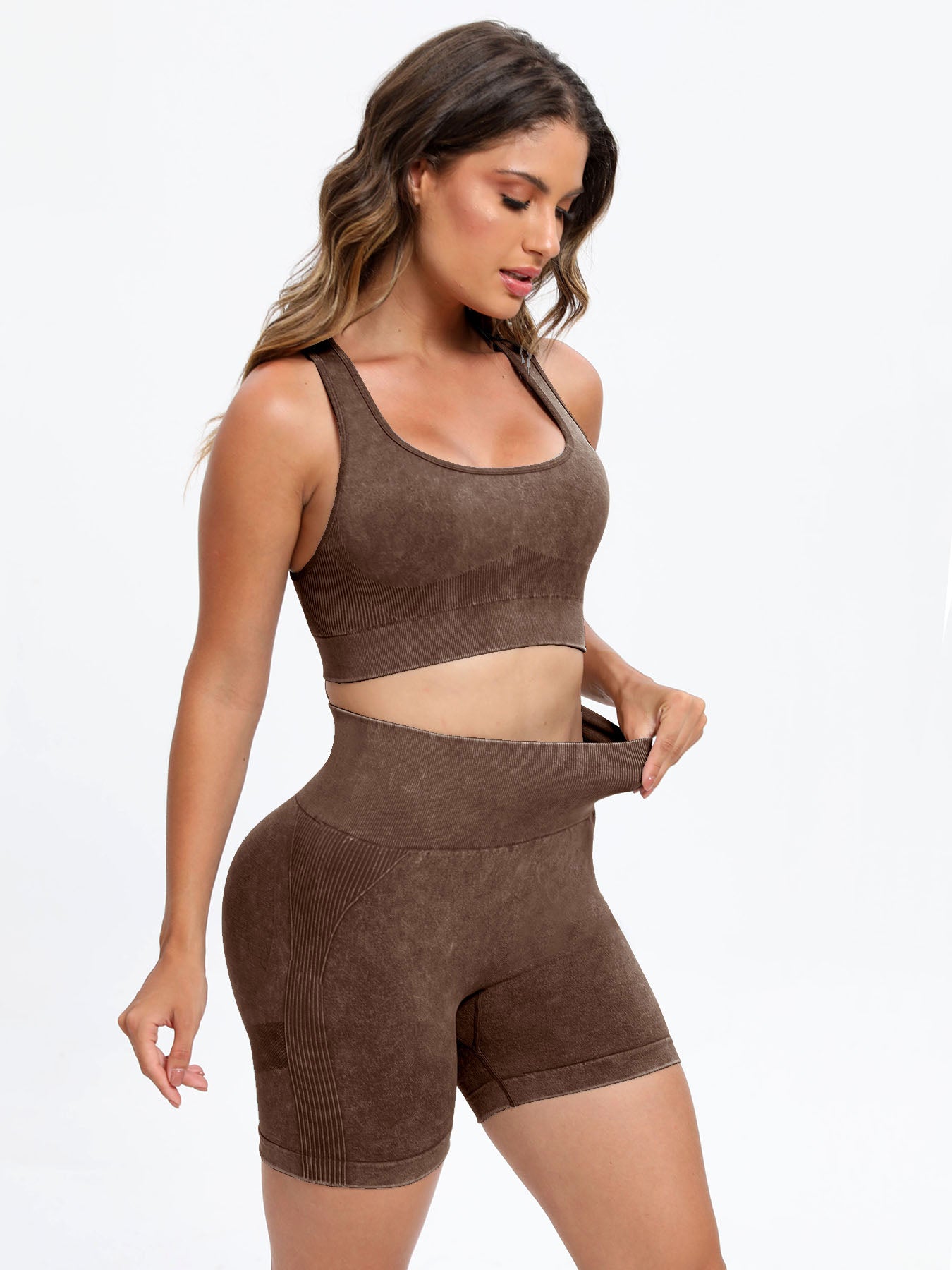 Scoop Neck Wide Strap Top and Shorts Active Set-Bella Boutique Collective