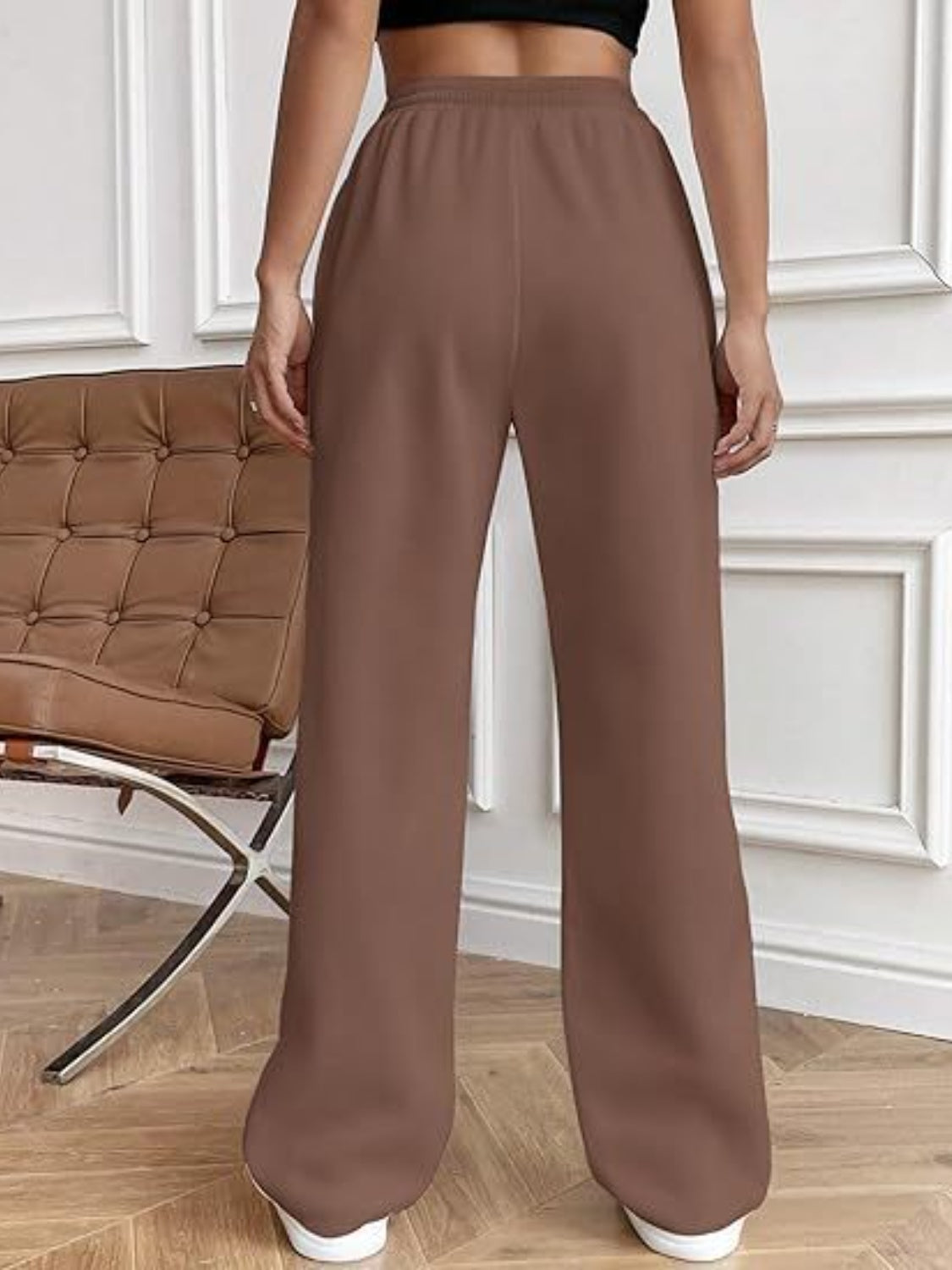 Drawstring Wide Leg Pants with Pockets-Bella Boutique Collective