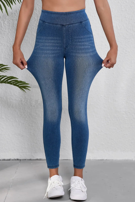 High Waist Skinny Jeans-Bella Boutique Collective