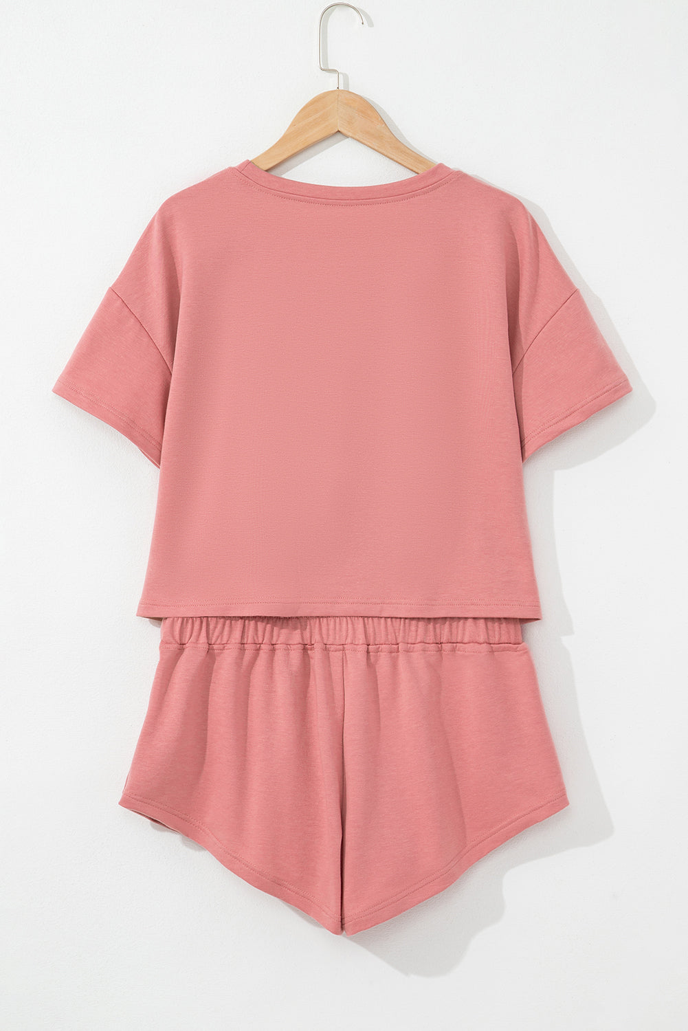 Blossom 2pcs Cropped Tee and Ruffle High Waist Skort Set-Bella Boutique Collective