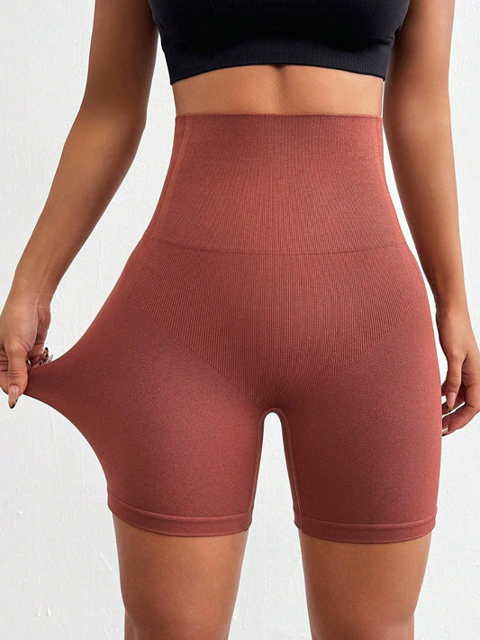 Seamless High Waist Active Shorts-Bella Boutique Collective