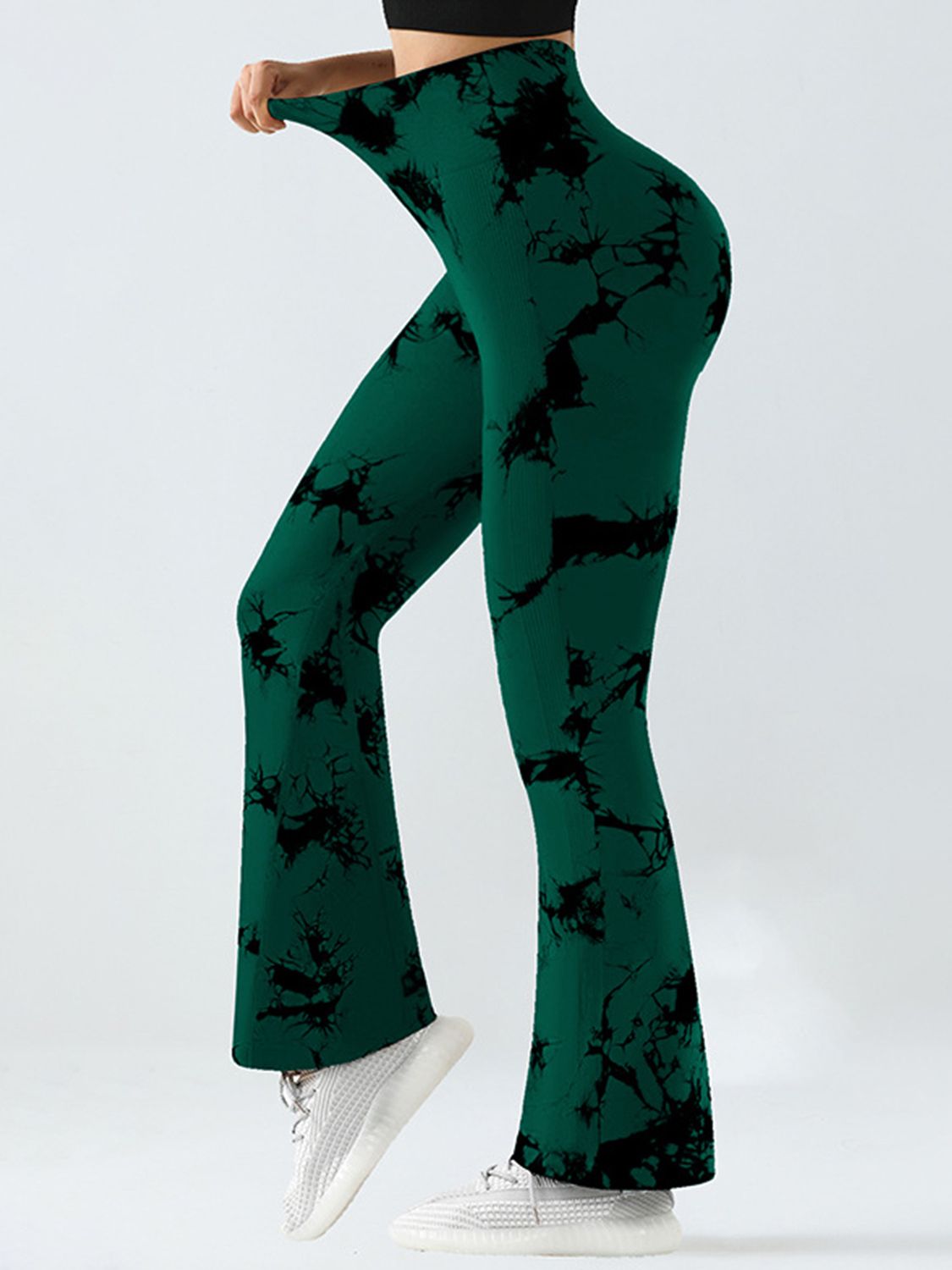 Tie-Dye High Waist Active Leggings-Bella Boutique Collective