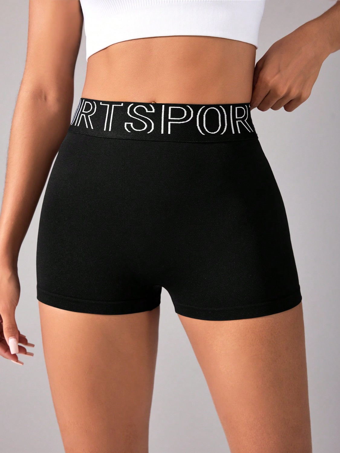 High Waist Active Shorts-Bella Boutique Collective