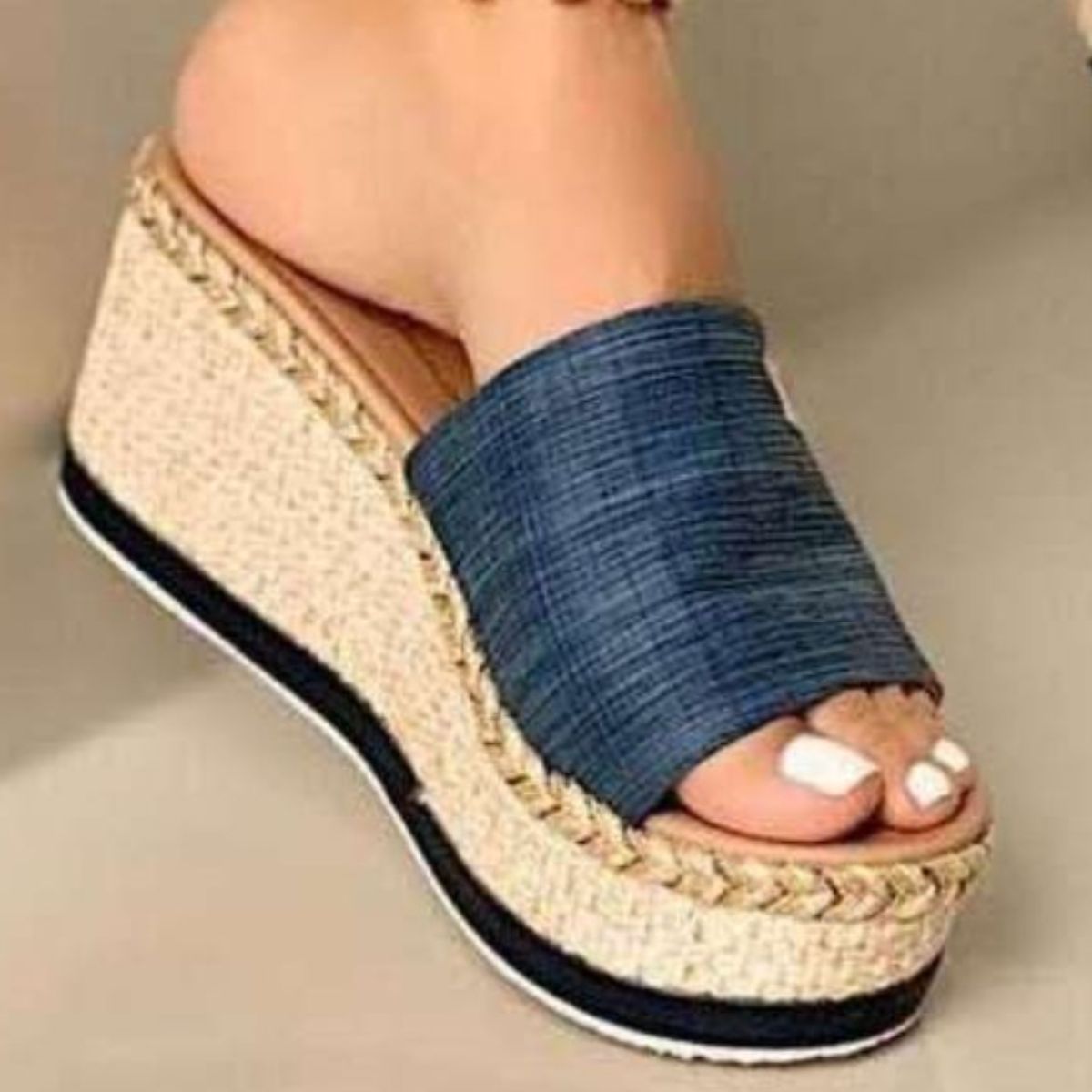 PU Leather Open Toe Sandals-Bella Boutique Collective