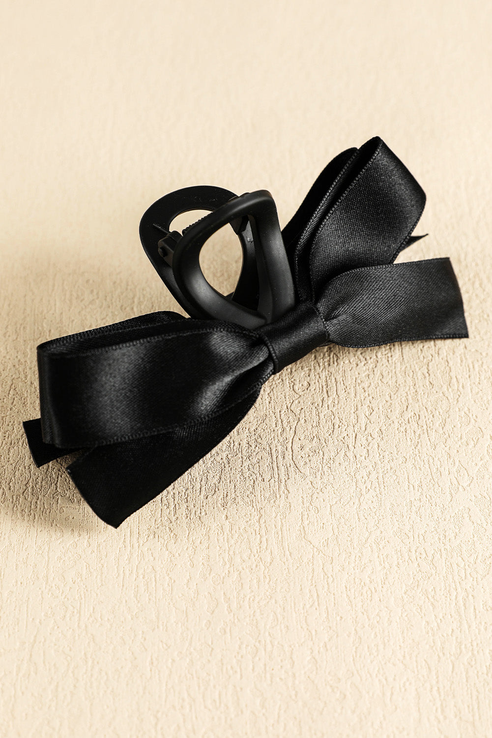 Black Bow Decor Large Hair Claw Clip-Bella Boutique Collective