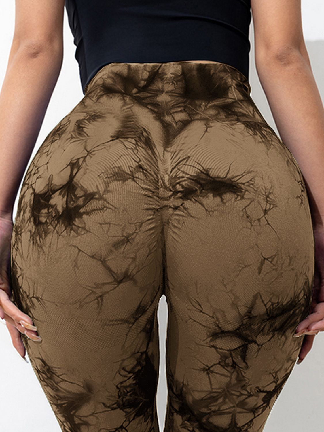 Tie-Dye High Waist Active Leggings-Bella Boutique Collective