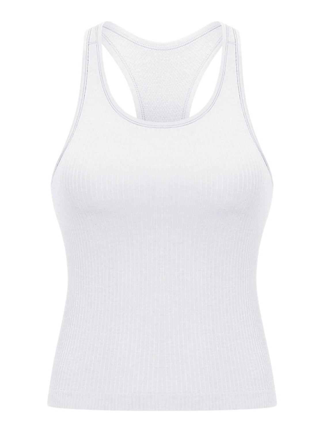 Millennia Round Neck Racerback Active Tank-Bella Boutique Collective