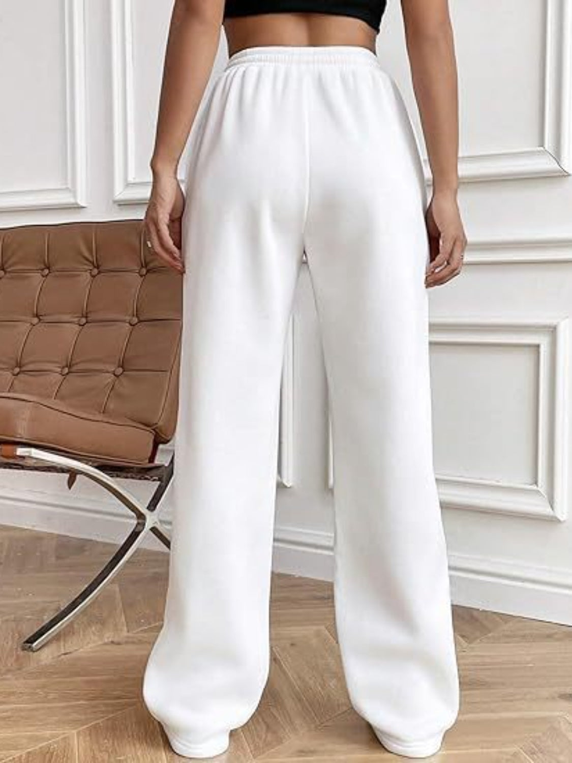 Drawstring Wide Leg Pants with Pockets-Bella Boutique Collective