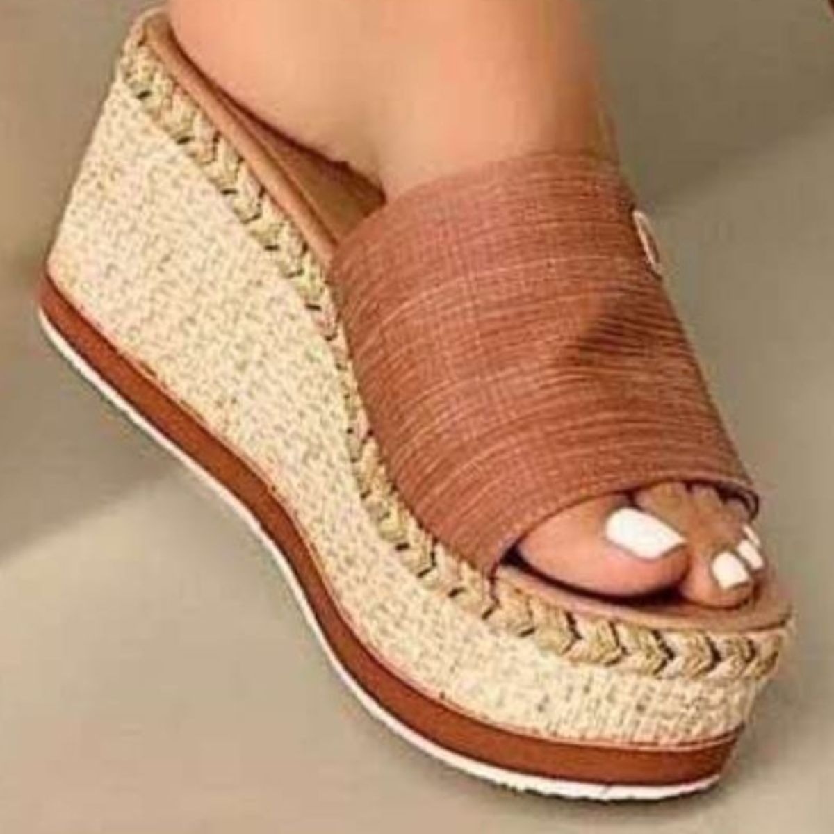 PU Leather Open Toe Sandals-Bella Boutique Collective