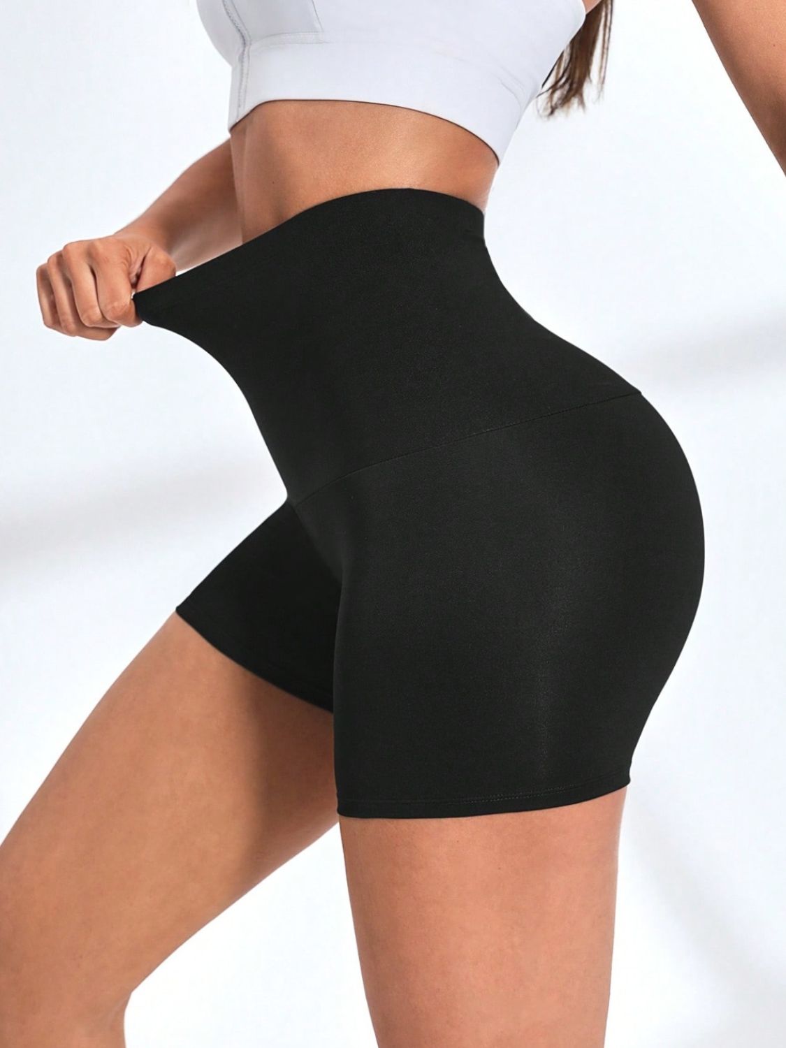 High Waist Active Shorts-Bella Boutique Collective
