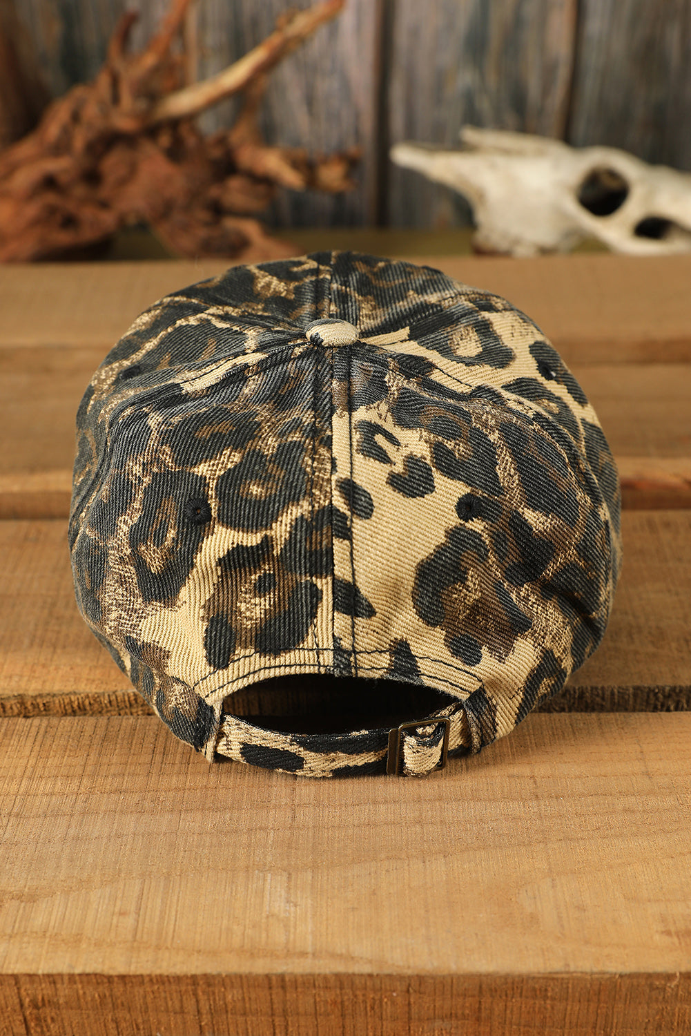 Leopard MAMA Embroidered Leopard Baseball Cap-Bella Boutique Collective