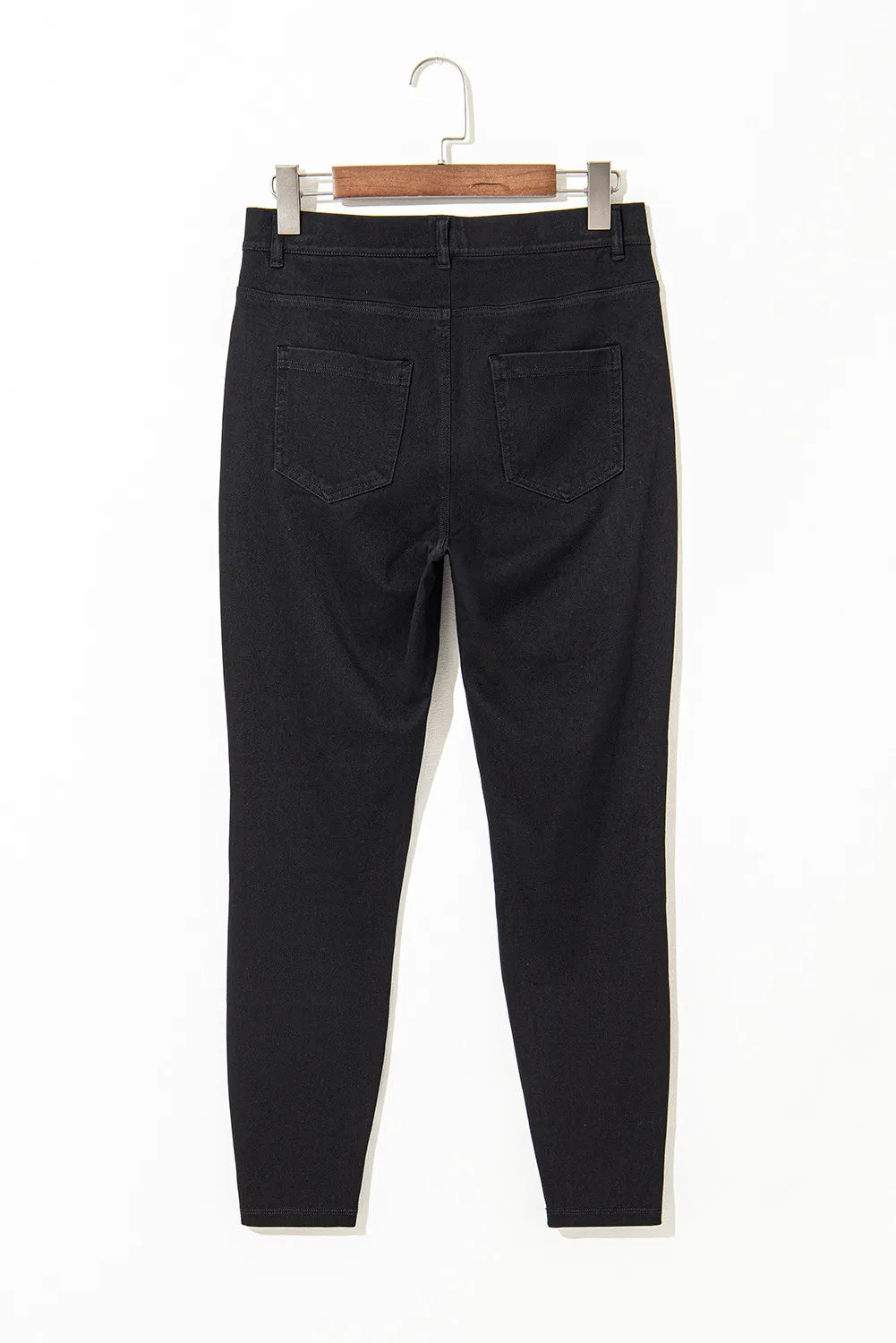 High Waist Jeans with Pockets-Bella Boutique Collective