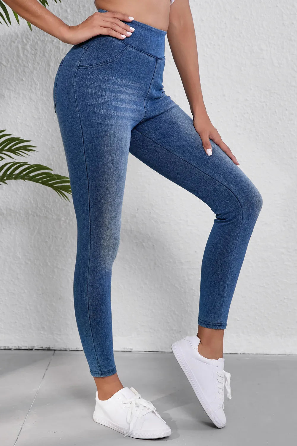 High Waist Skinny Jeans-Bella Boutique Collective