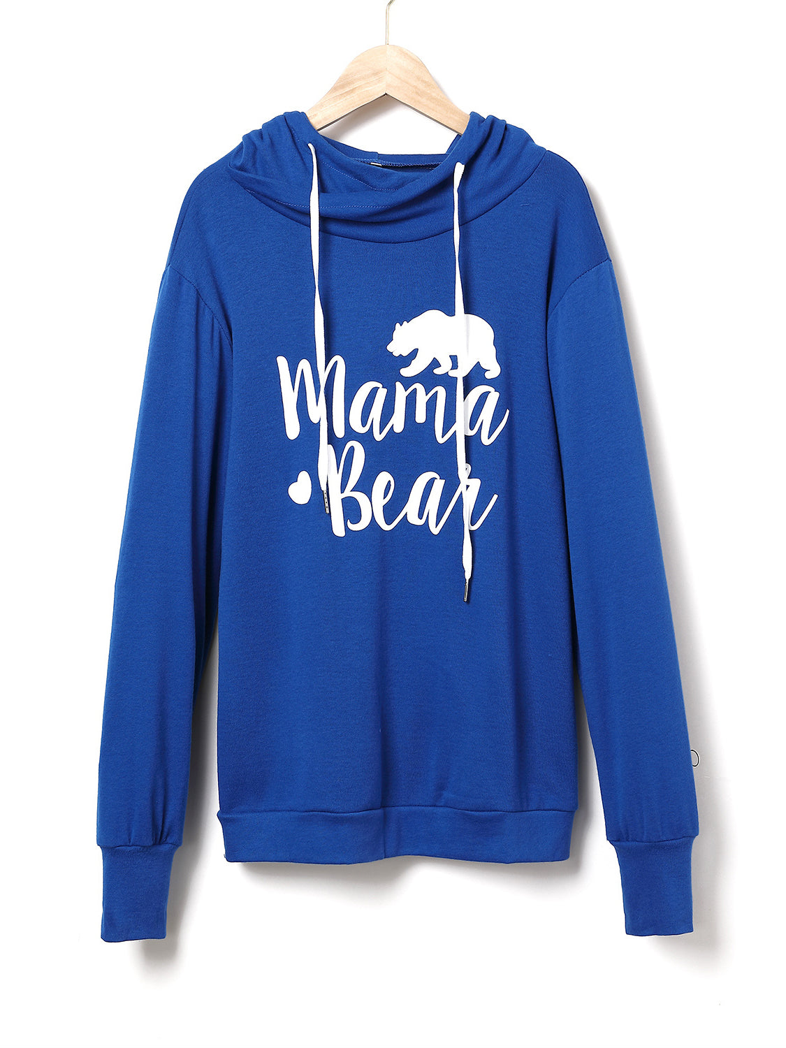 Drawstring Letter Graphic Long Sleeve Hoodie-Bella Boutique Collective