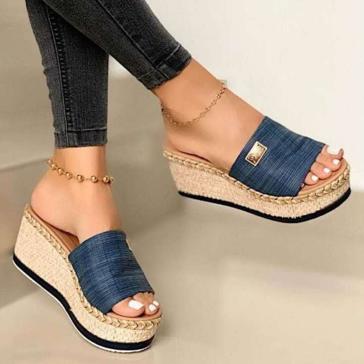 PU Leather Open Toe Sandals-Bella Boutique Collective