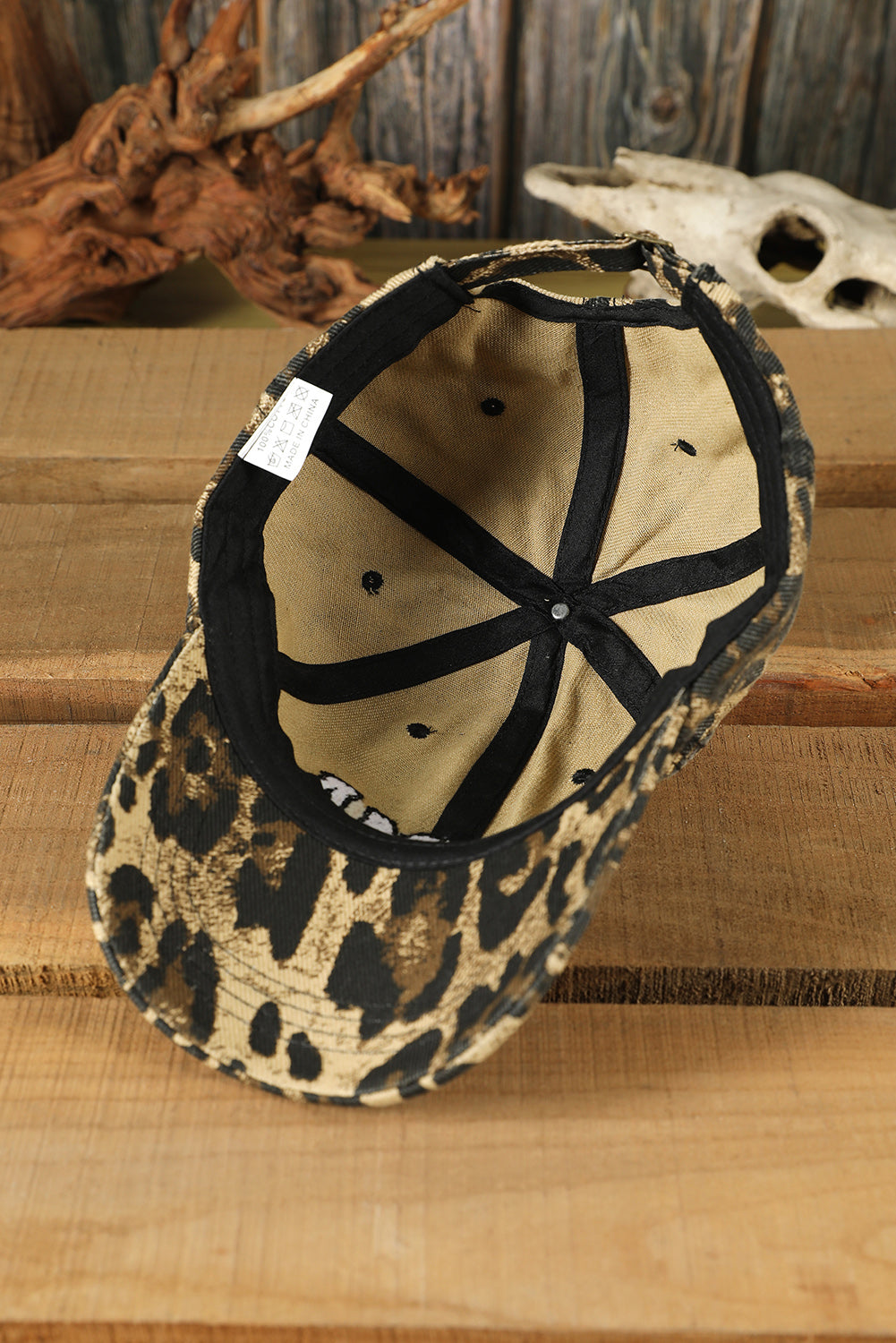 Leopard MAMA Embroidered Leopard Baseball Cap-Bella Boutique Collective