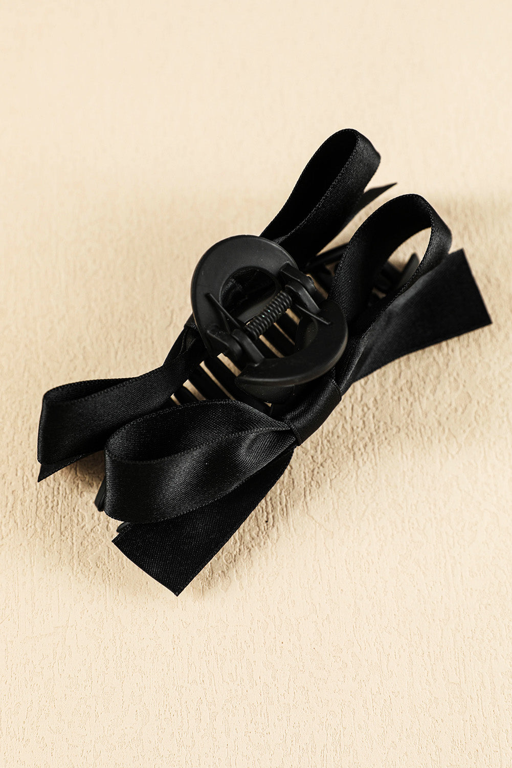 Black Bow Decor Large Hair Claw Clip-Bella Boutique Collective
