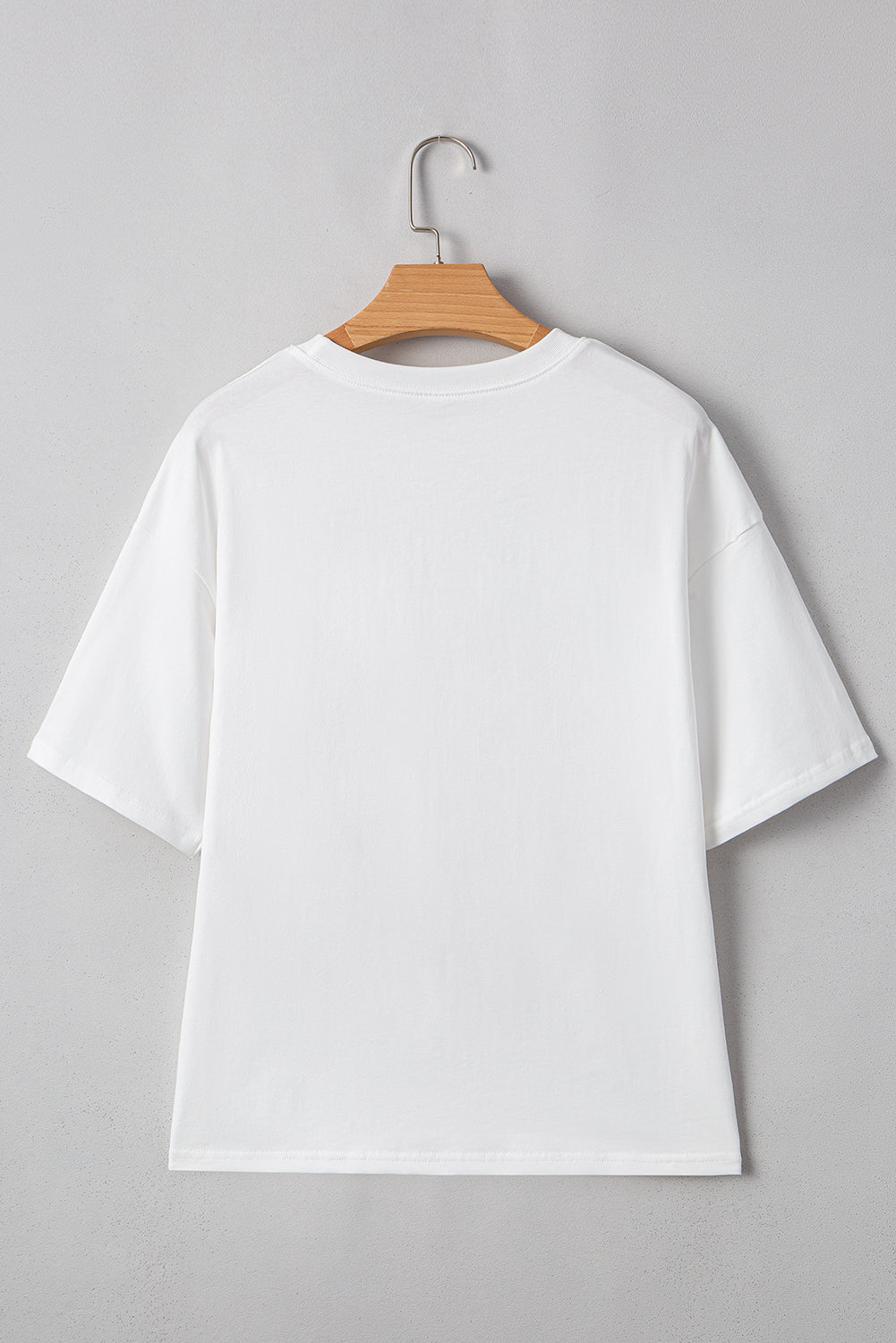 White Flag Bow Graphic Crewneck Tee-Bella Boutique Collective