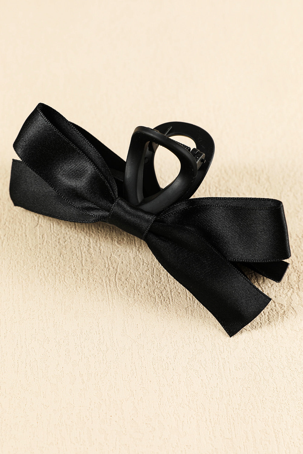 Black Bow Decor Large Hair Claw Clip-Bella Boutique Collective