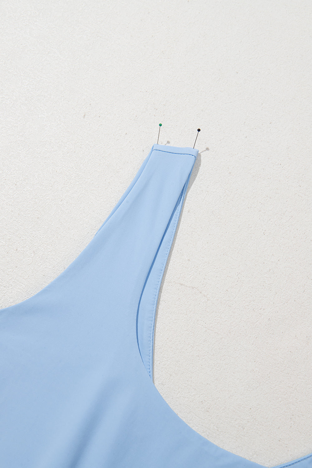 Myosotis Plain Sleeveless Loop Drawstring Cinched Waist Romper-Bella Boutique Collective